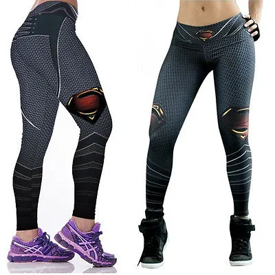 Cool Styles Superman 3D Printing Leggings