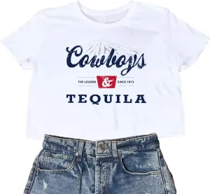 Country Music Cowboy Crop T Shirt Women Vintage Concert Tees Funny Western Rodeo Graphic Short Sleeve Tops Shirt