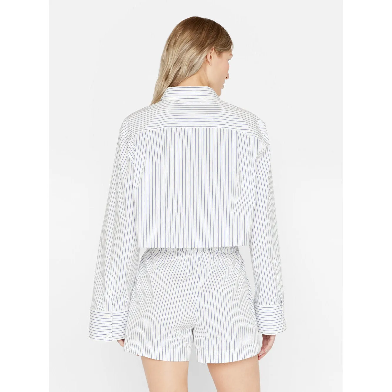 CROPPED WIDE SLEEVE SHIRT