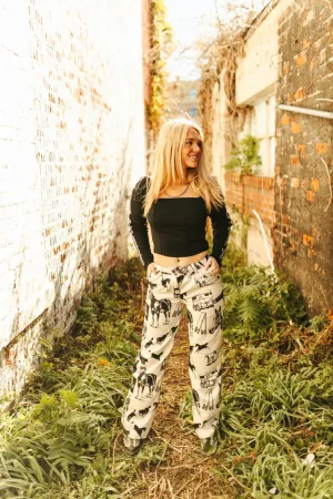 CUT IT WESTERN CROP TOP