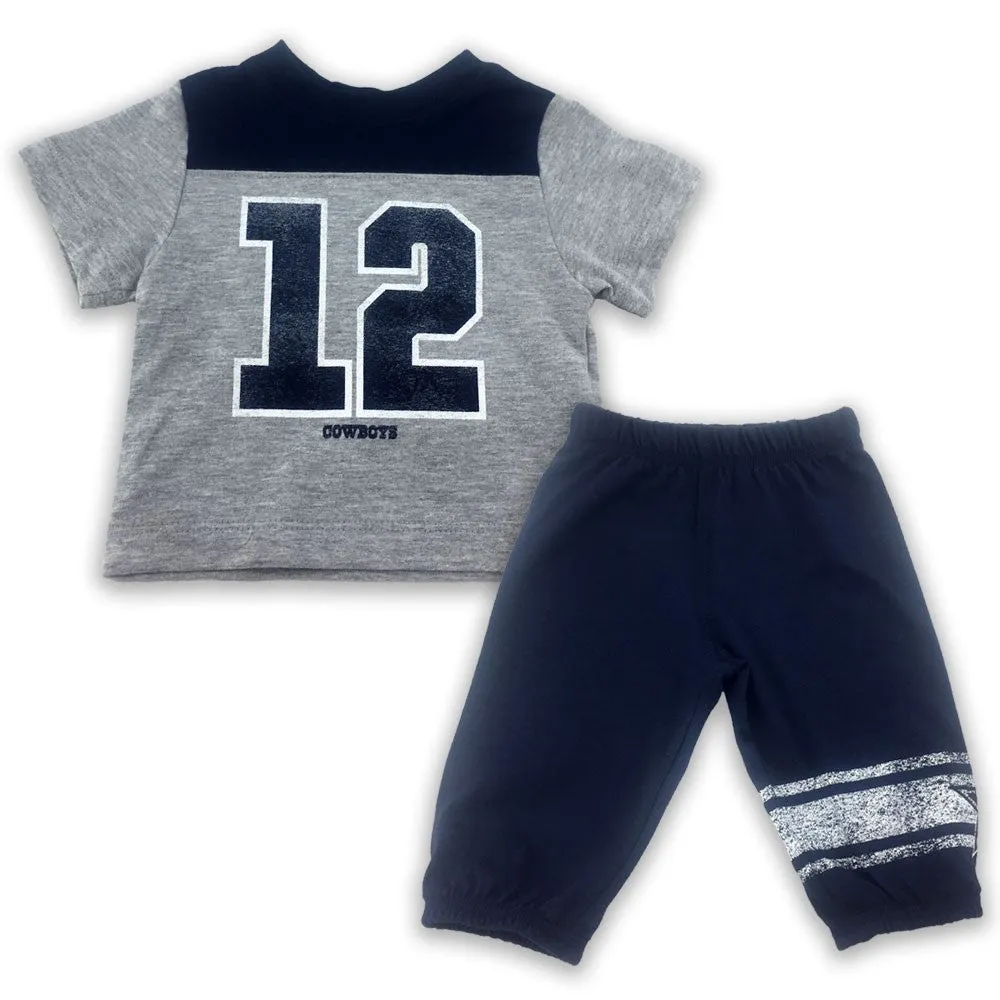Dallas Cowboys Short Sleeve Tee & Pants Set