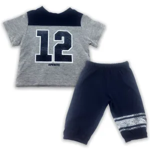 Dallas Cowboys Short Sleeve Tee & Pants Set