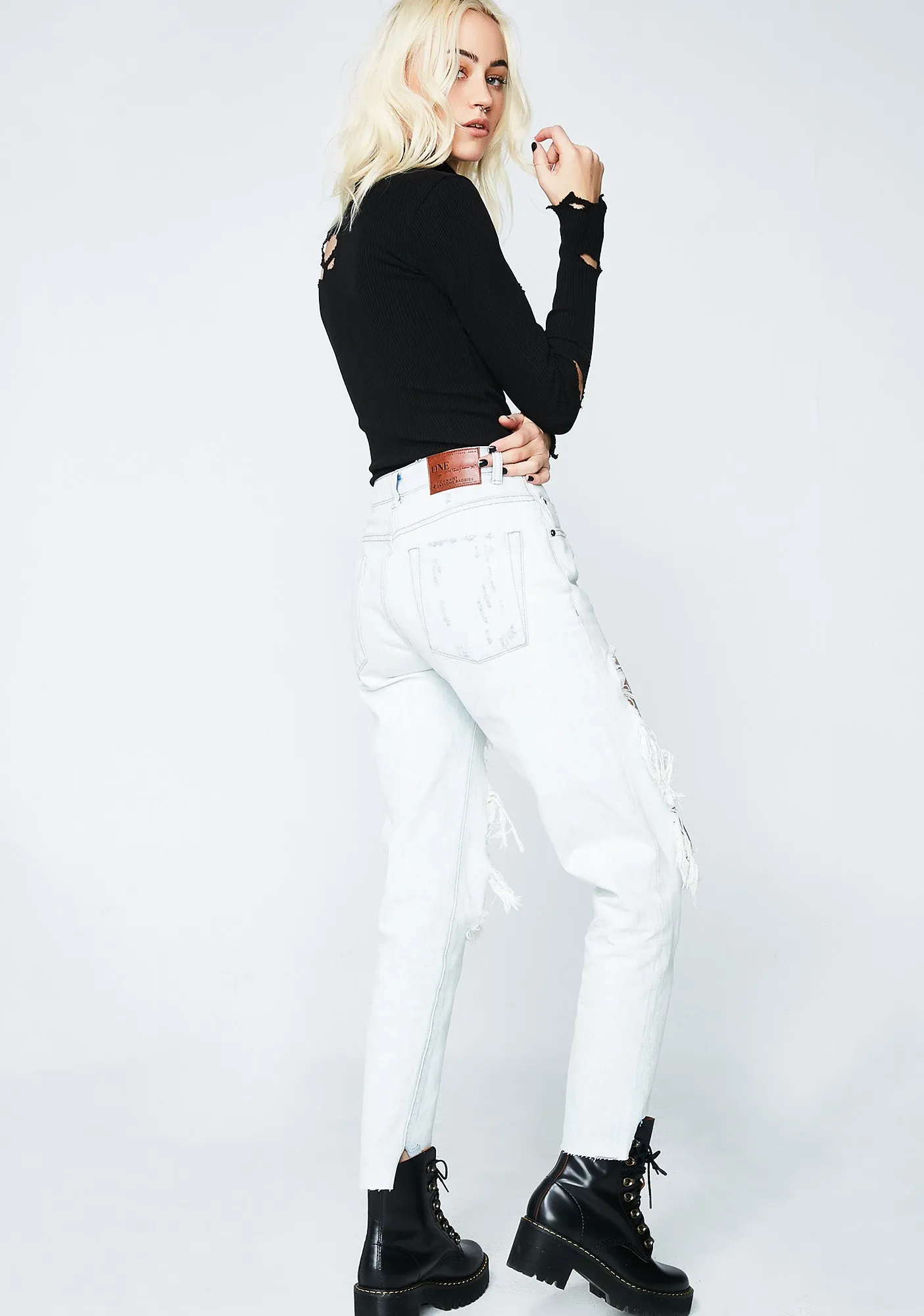 Diamonde High Waist Awesome Baggies