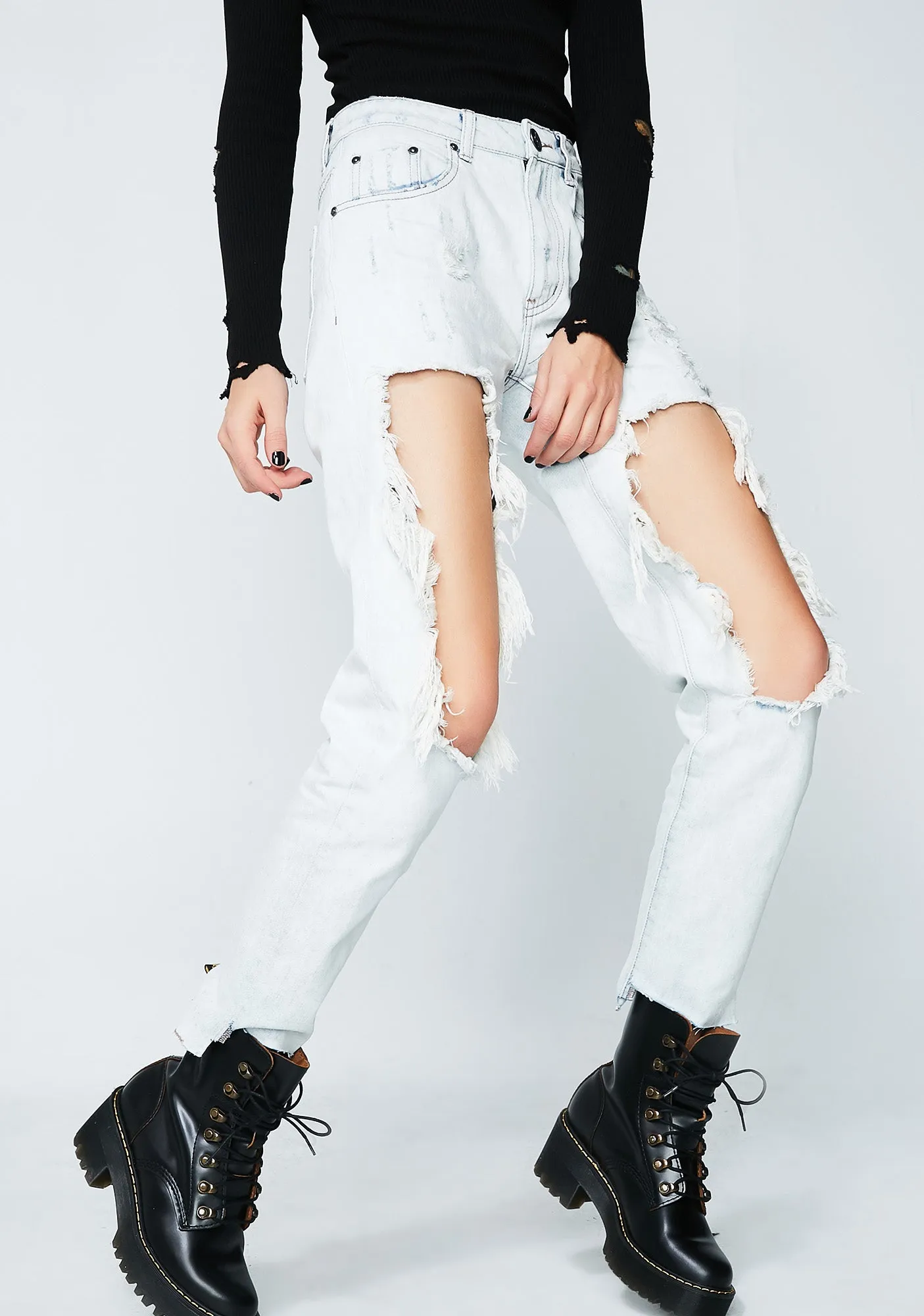 Diamonde High Waist Awesome Baggies