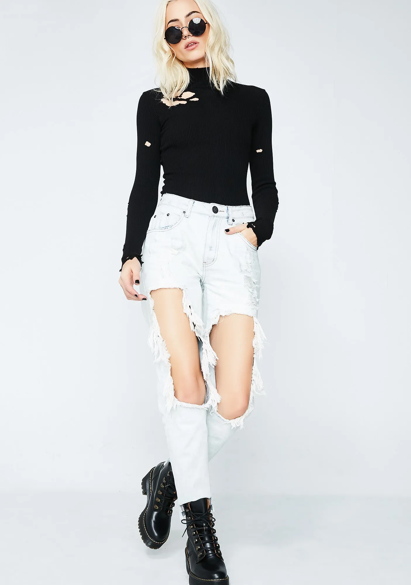 Diamonde High Waist Awesome Baggies