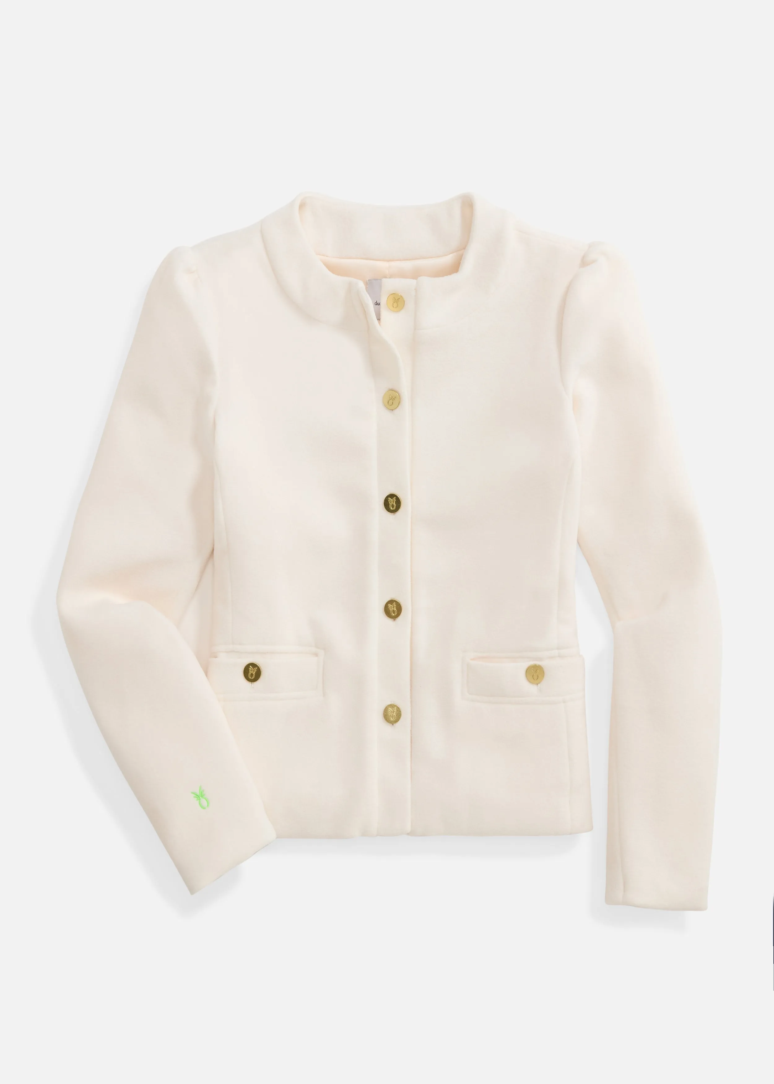 Diana Jacket in Vello Fleece (Cream)