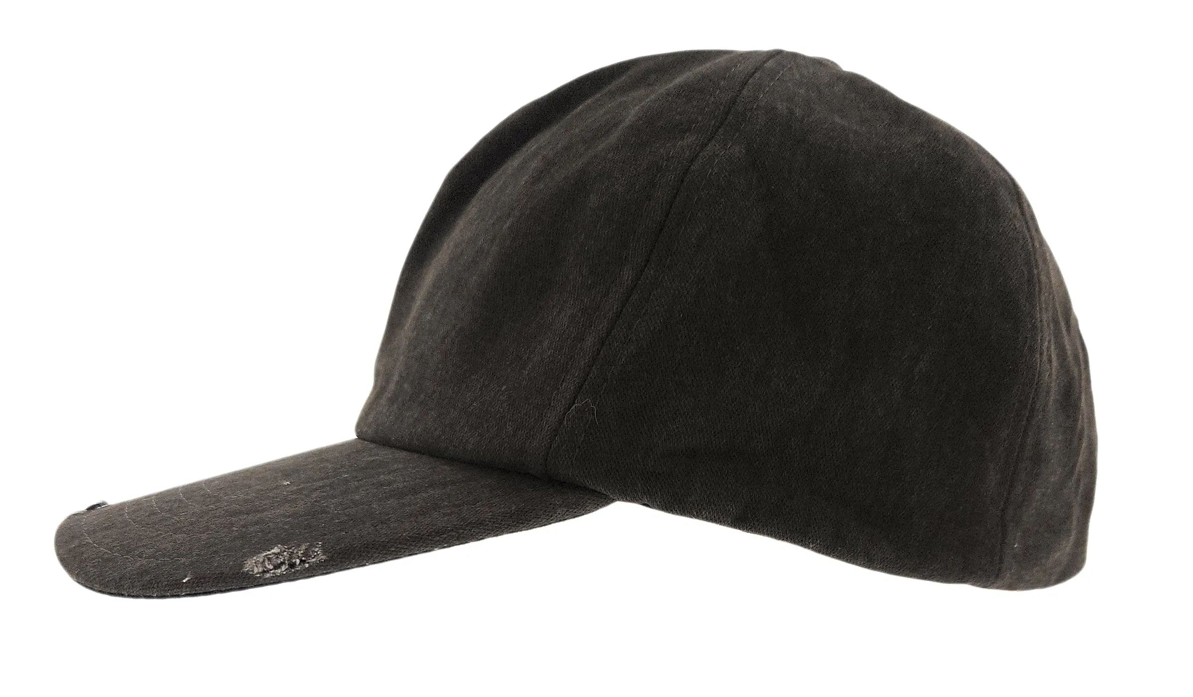 Dolce & Gabbana Black Distressed Baseball Cap