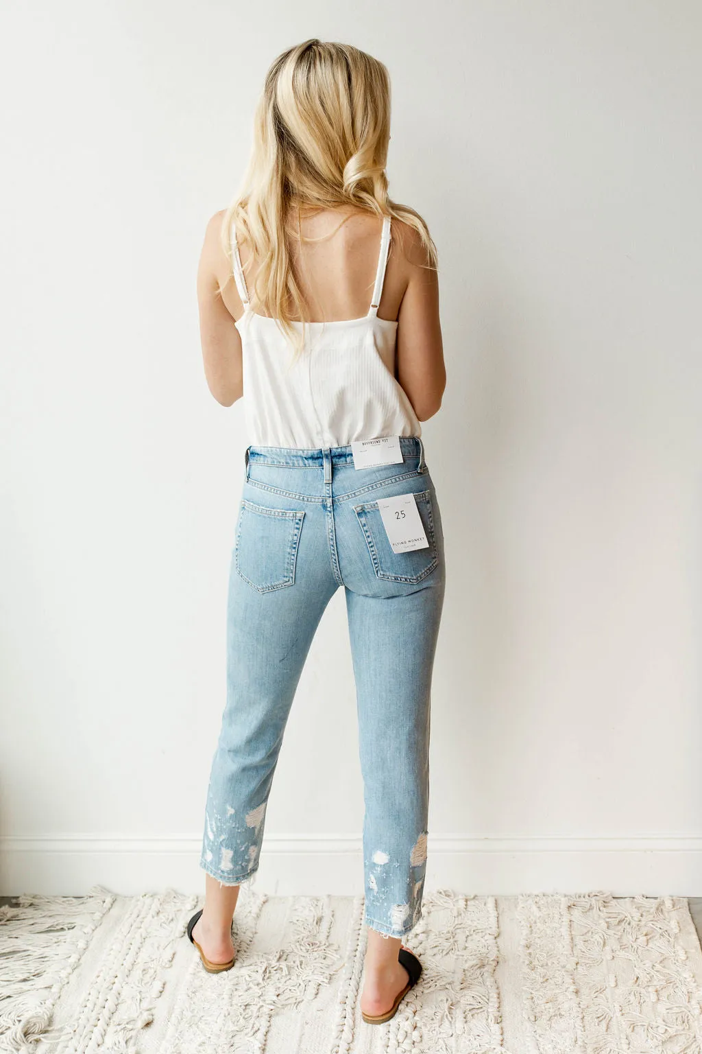 dremeled boyfriend jeans