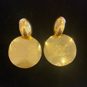 DUETS Chunky Gold Lightweight Earrings