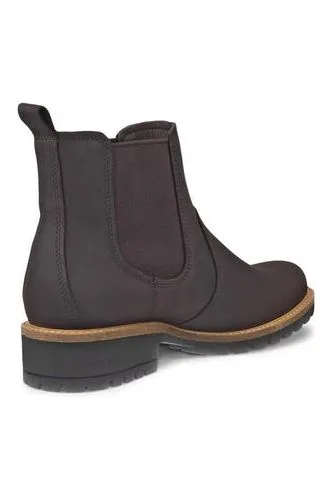 ECCO Elaina Womens Mocha Ankle Boot Style 202103-02178
