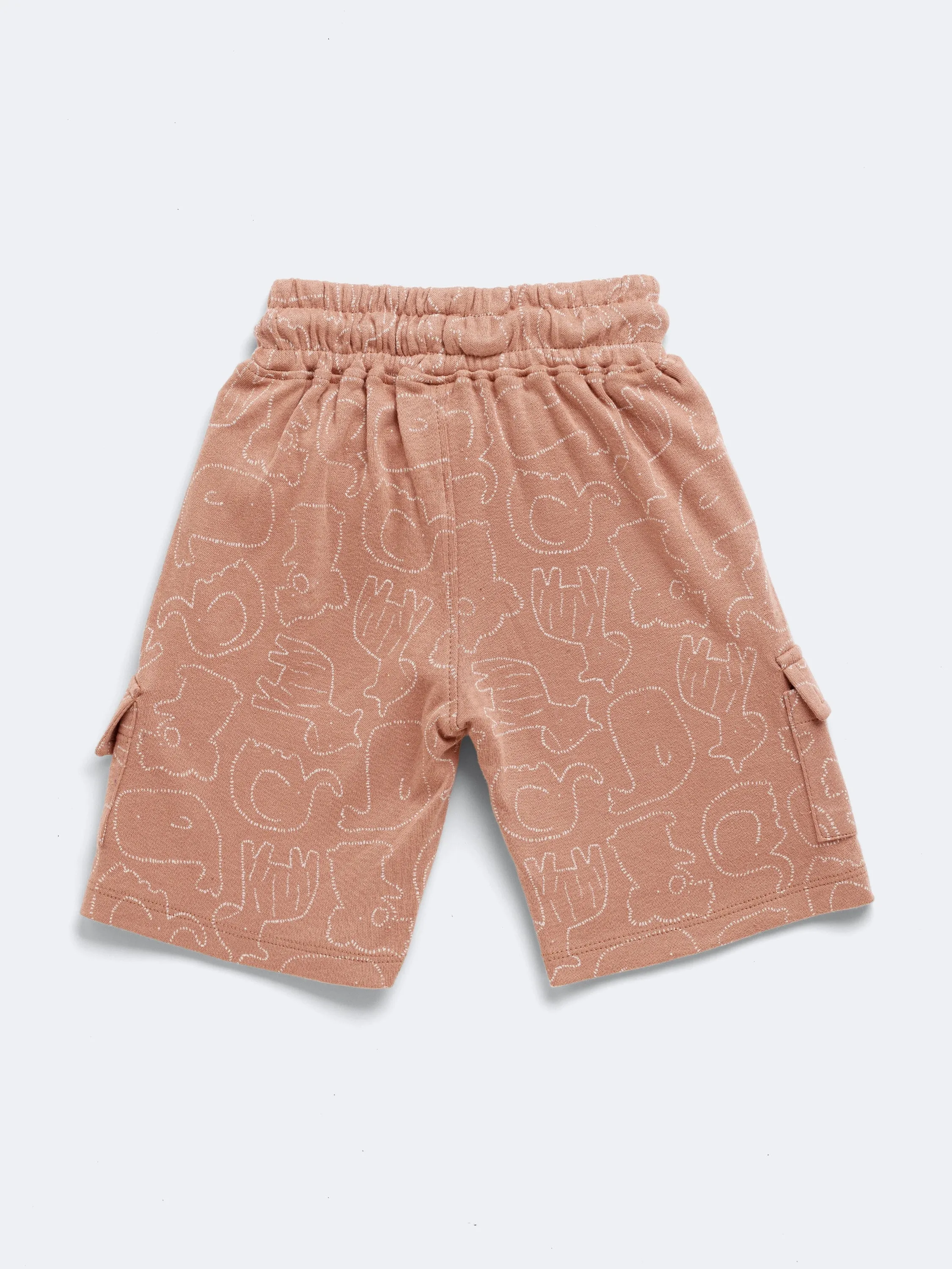 Eebabee Boys Printed Cargo Shorts