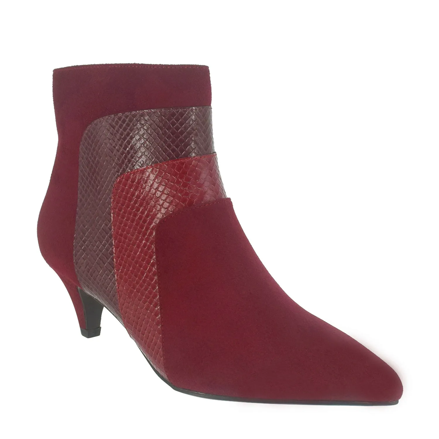 Eila Multi Texture Bootie with Memory Foam