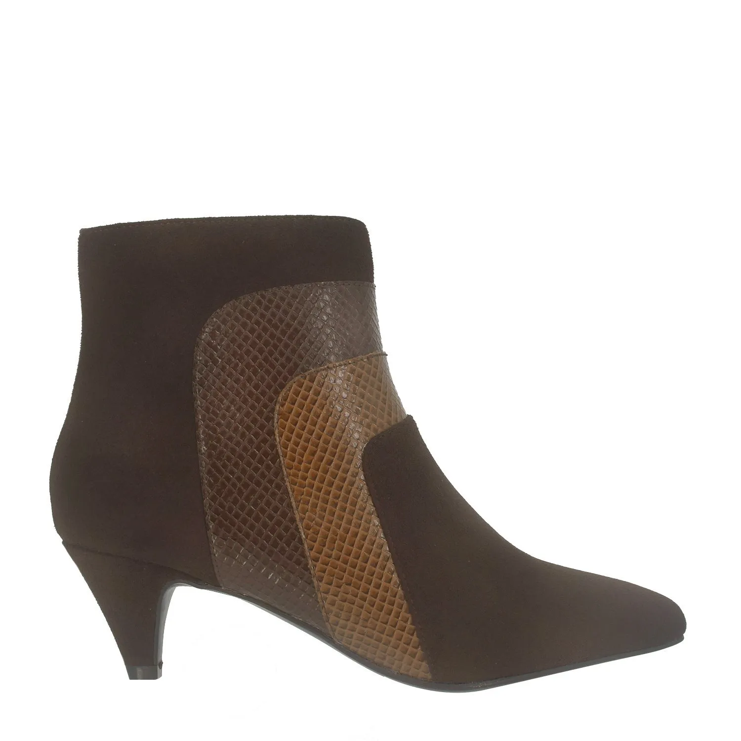 Eila Multi Texture Bootie with Memory Foam