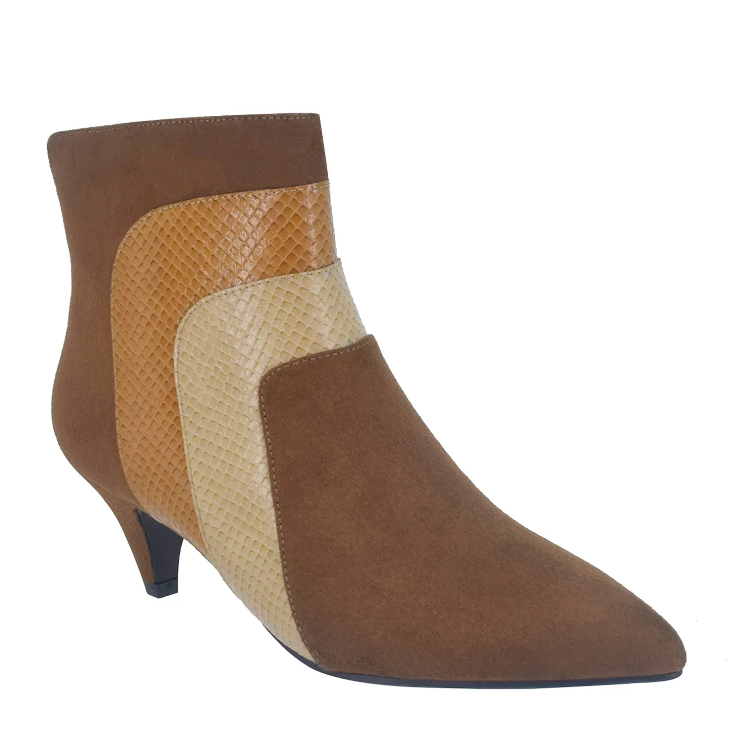 Eila Multi Texture Bootie with Memory Foam