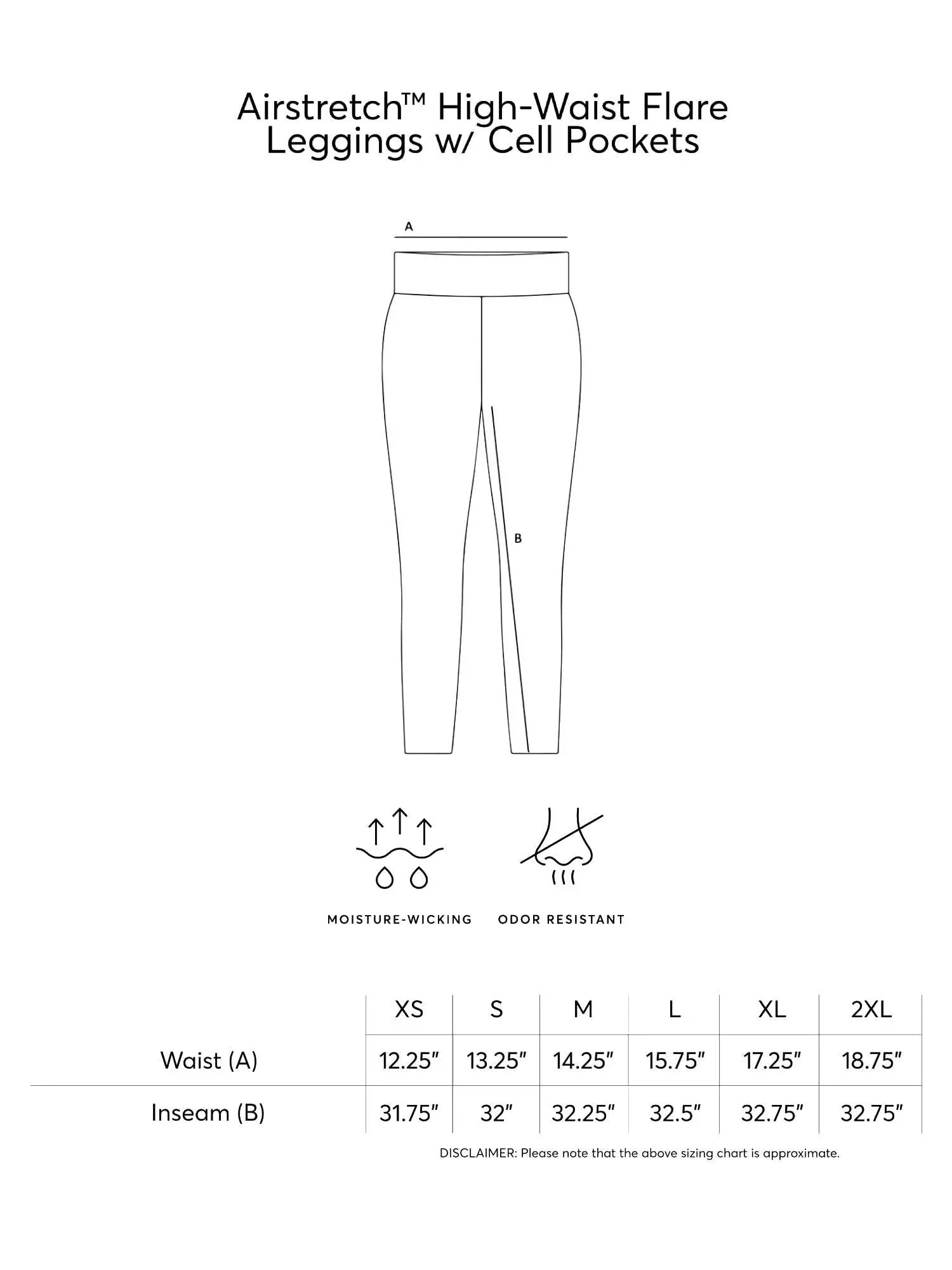 Expert Brand Women's Airstretch High-Waist Flare Leggings