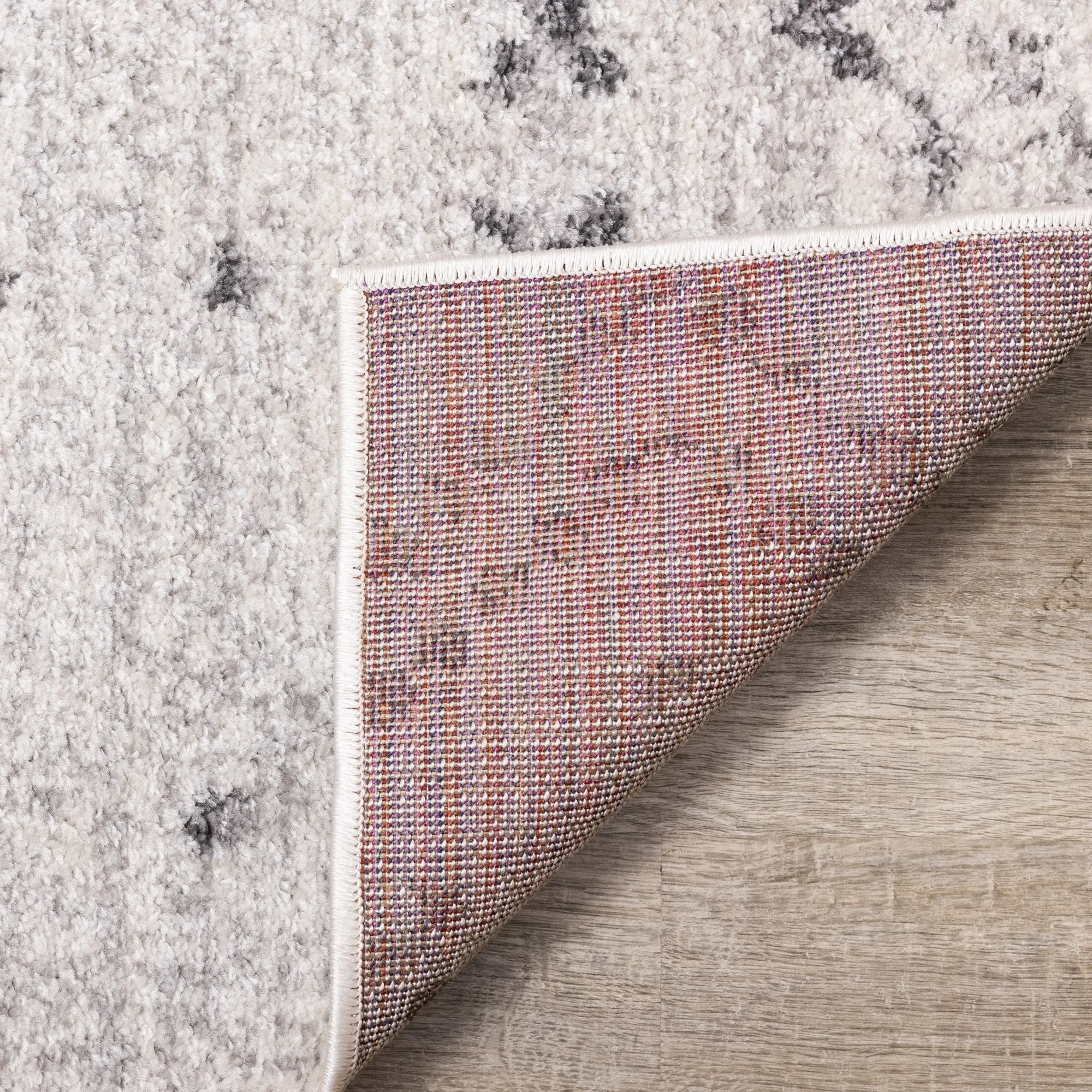 Focus Grey White Banded Global Inspired Rug by Kalora Interiors | Cheap Rugs Canada