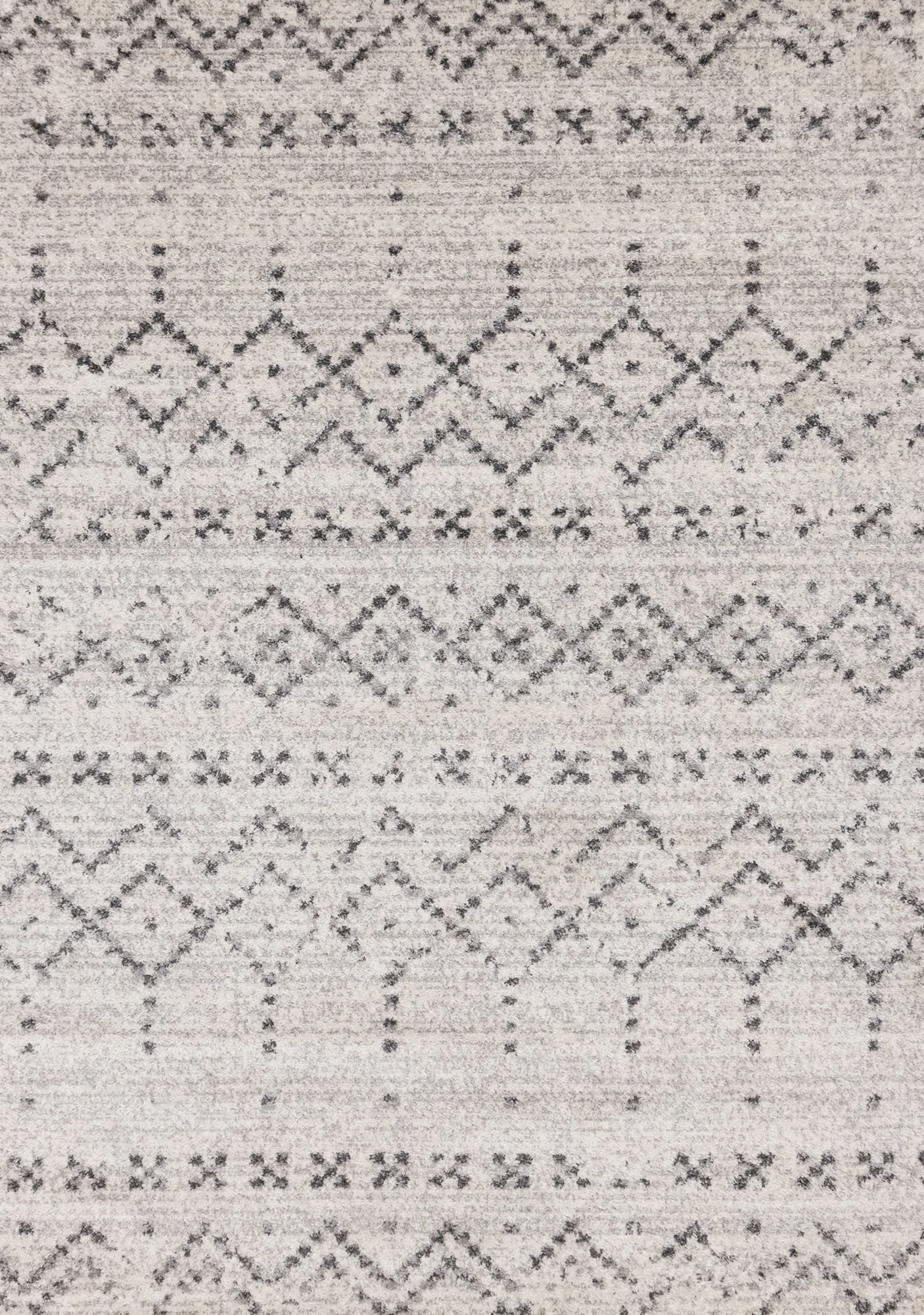 Focus Grey White Banded Global Inspired Rug by Kalora Interiors | Cheap Rugs Canada
