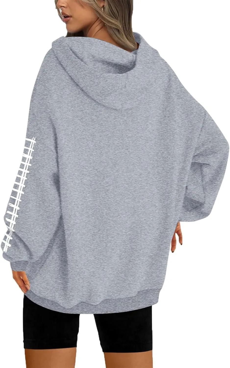 Football Mom Hoodie Women Long Sleeve Soccer Mom Sweatshirt Fall 2024 Sweatshirts Winter Outfits 2024 With Pockets