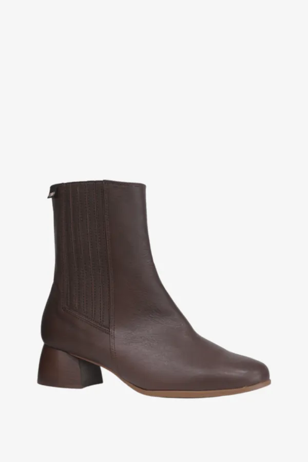GAIMO NAVIS DARK BROWN LEATHER BOOT