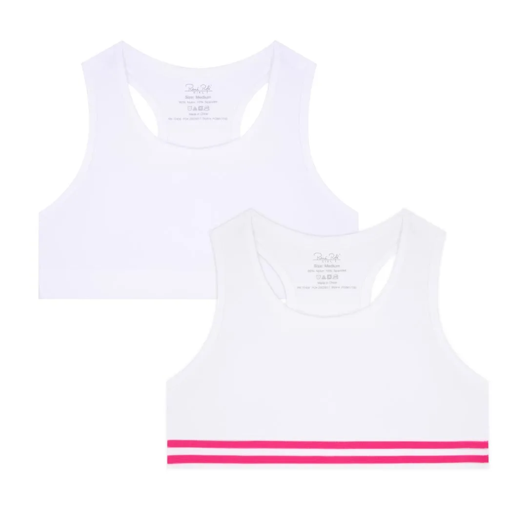 Girls 2-Pack Seamless Racerback Bralette