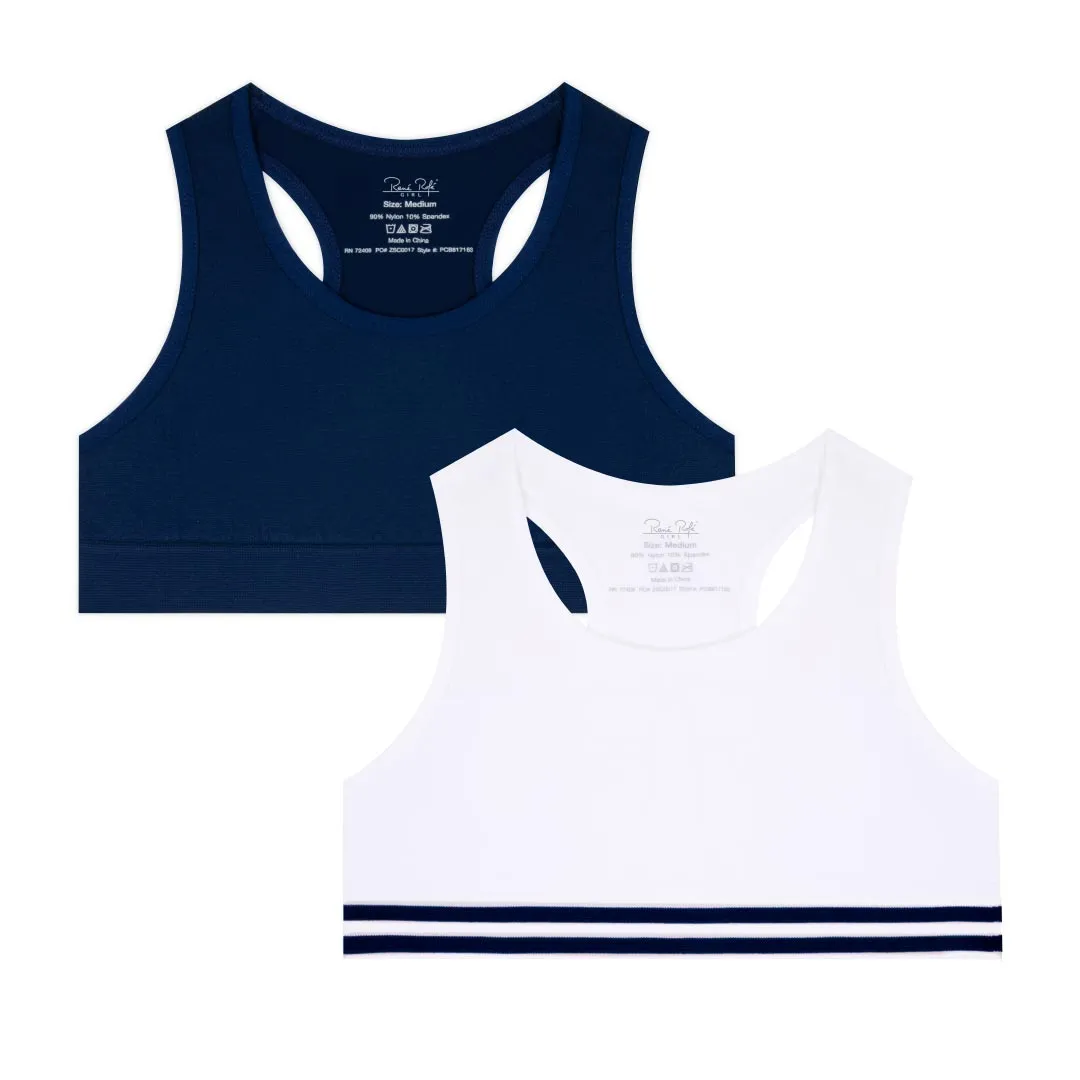 Girls 2-Pack Seamless Racerback Bralette