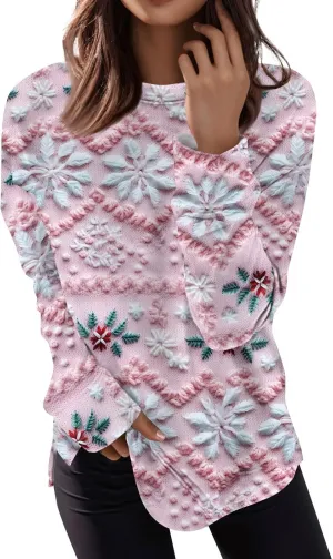 GOFULY Sweatshirt For Women Crewneck Fall Pullovers Lightweight Floral Print Sweatshirts Oversized Long Sleeve Shirts Outfits