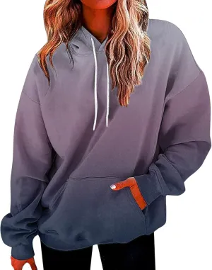 GOFULY Women'S Fashion Hoodies & Sweatshirts Long Sleeve Drawstring Hoodies Western Aztec Print Oversized Fall Tops Clothes