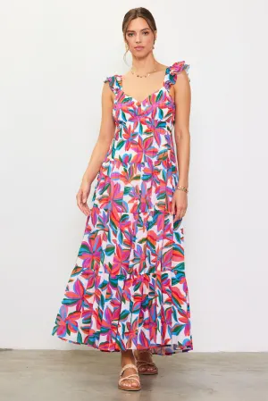 Graceful Bloom Maxi Dress
