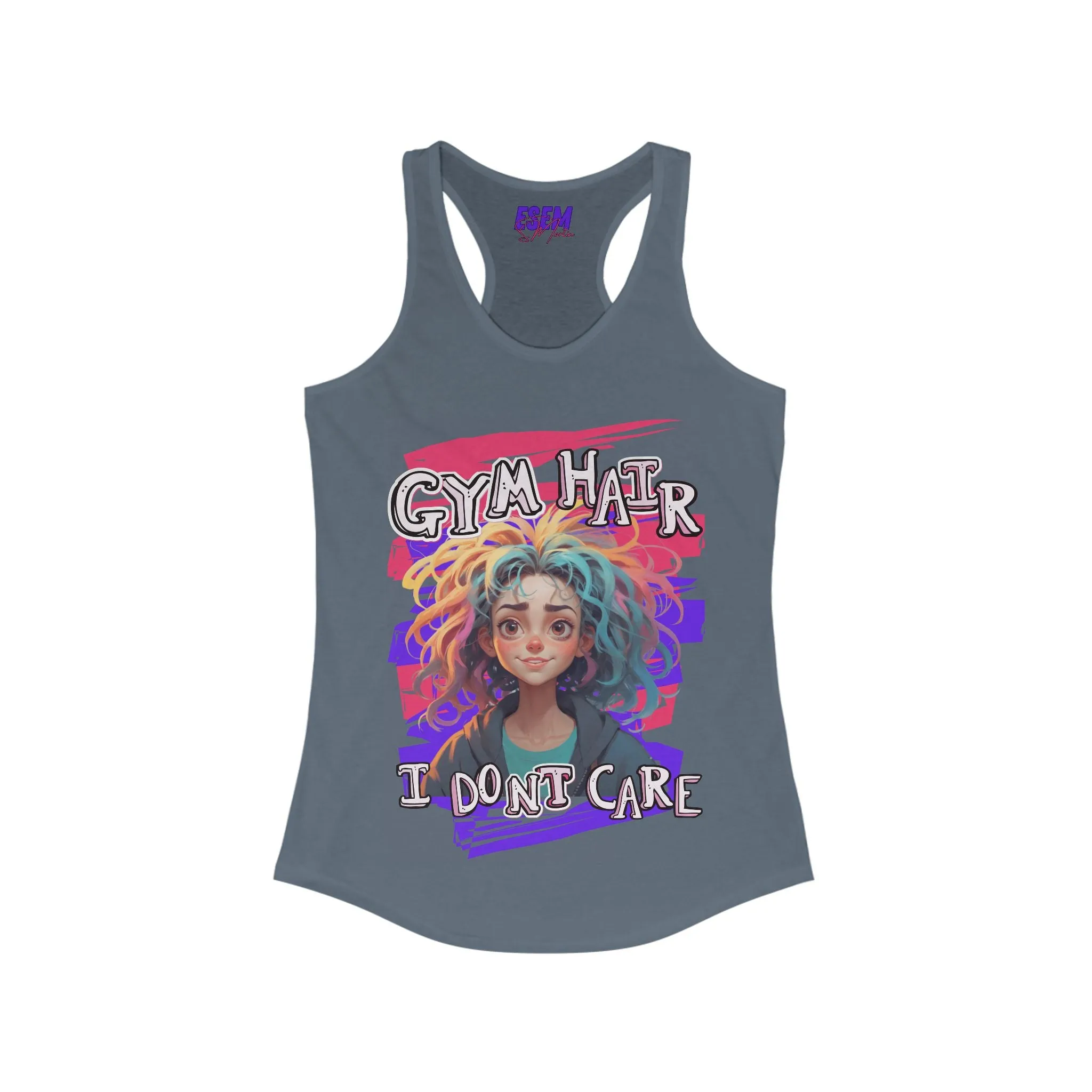 Gym Hair, I Don't Care - Women's Ideal Racerback Tank
