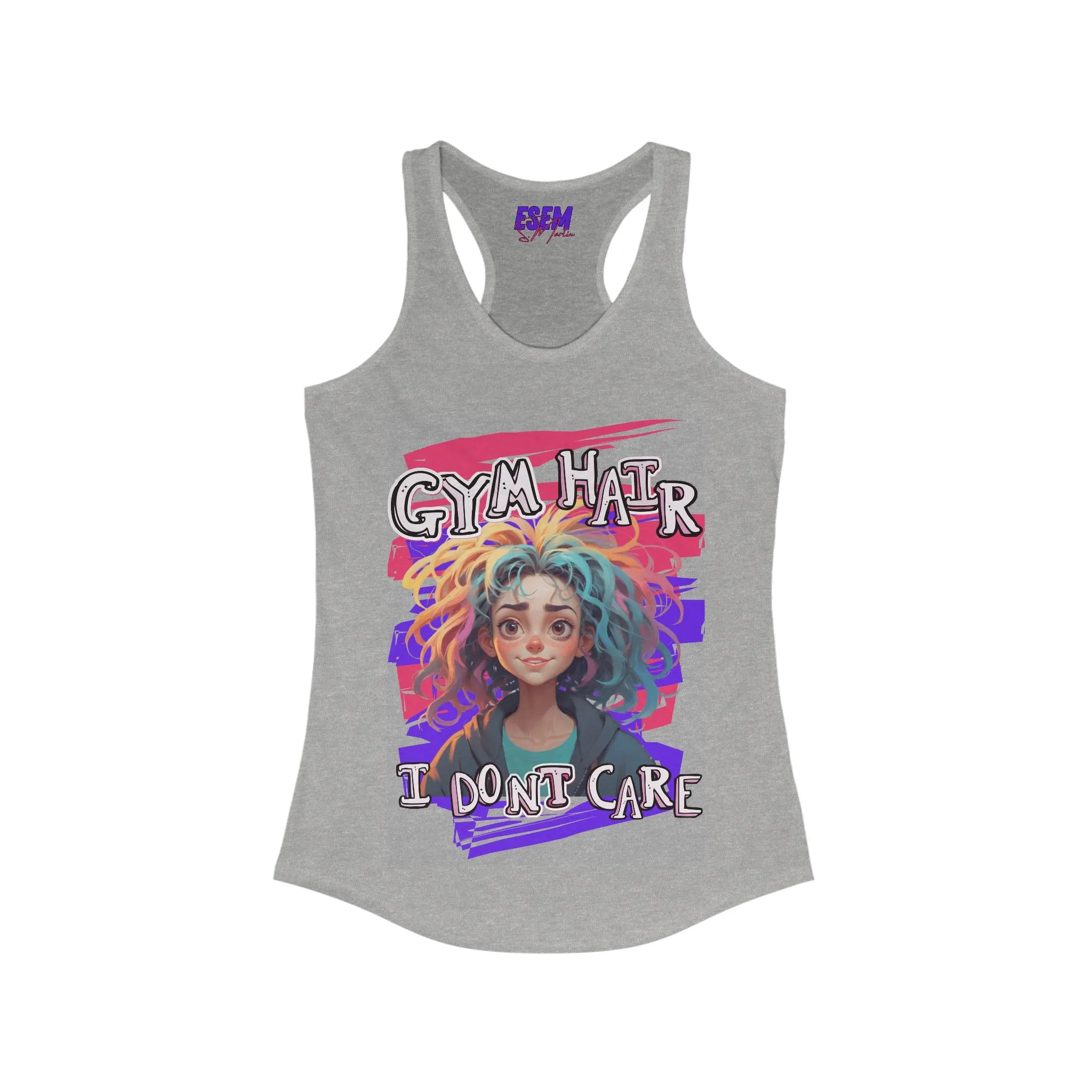 Gym Hair, I Don't Care - Women's Ideal Racerback Tank