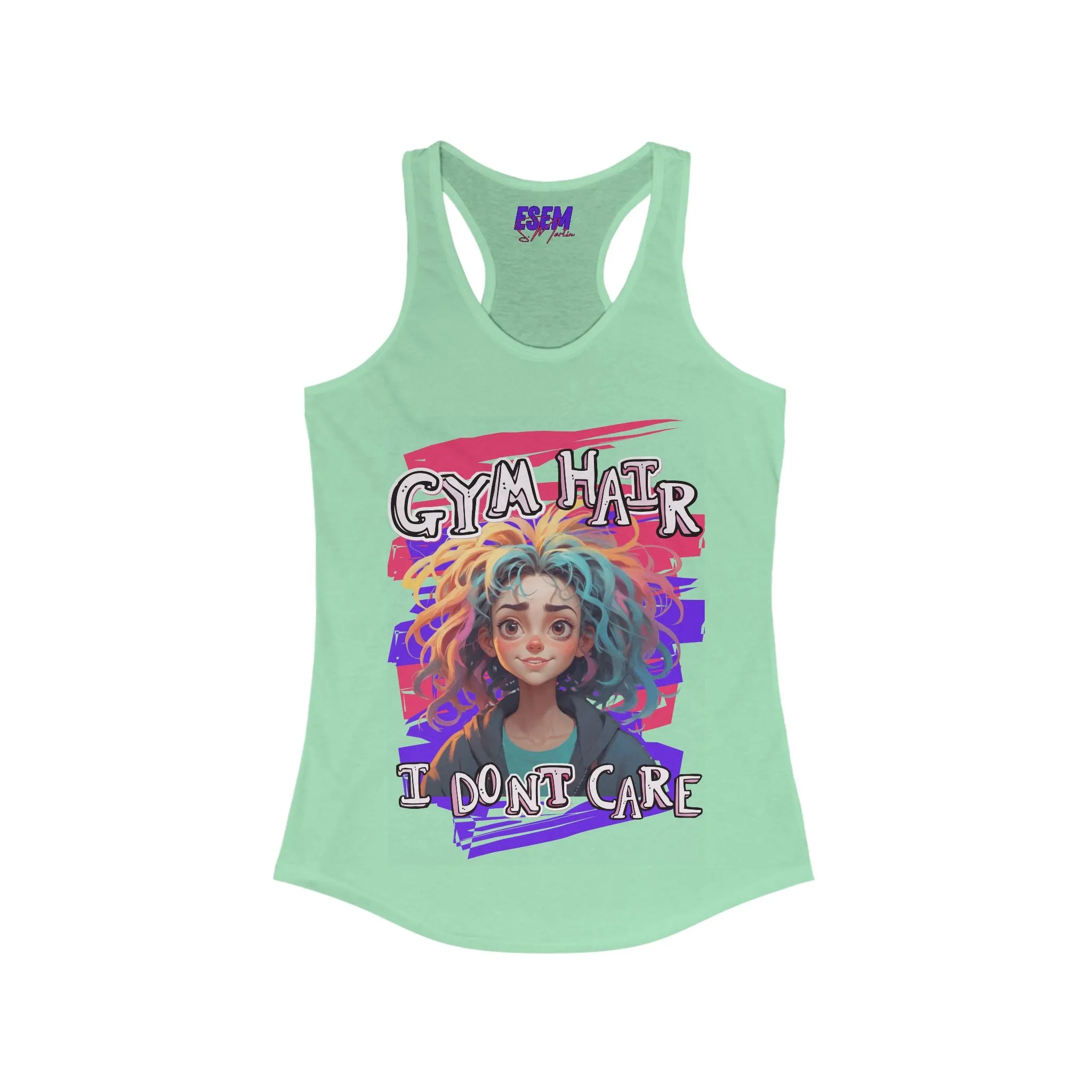 Gym Hair, I Don't Care - Women's Ideal Racerback Tank