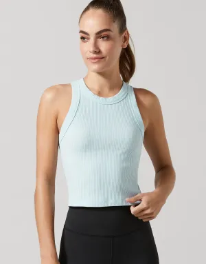 HARMONY Ribbed Tank - Light Blue