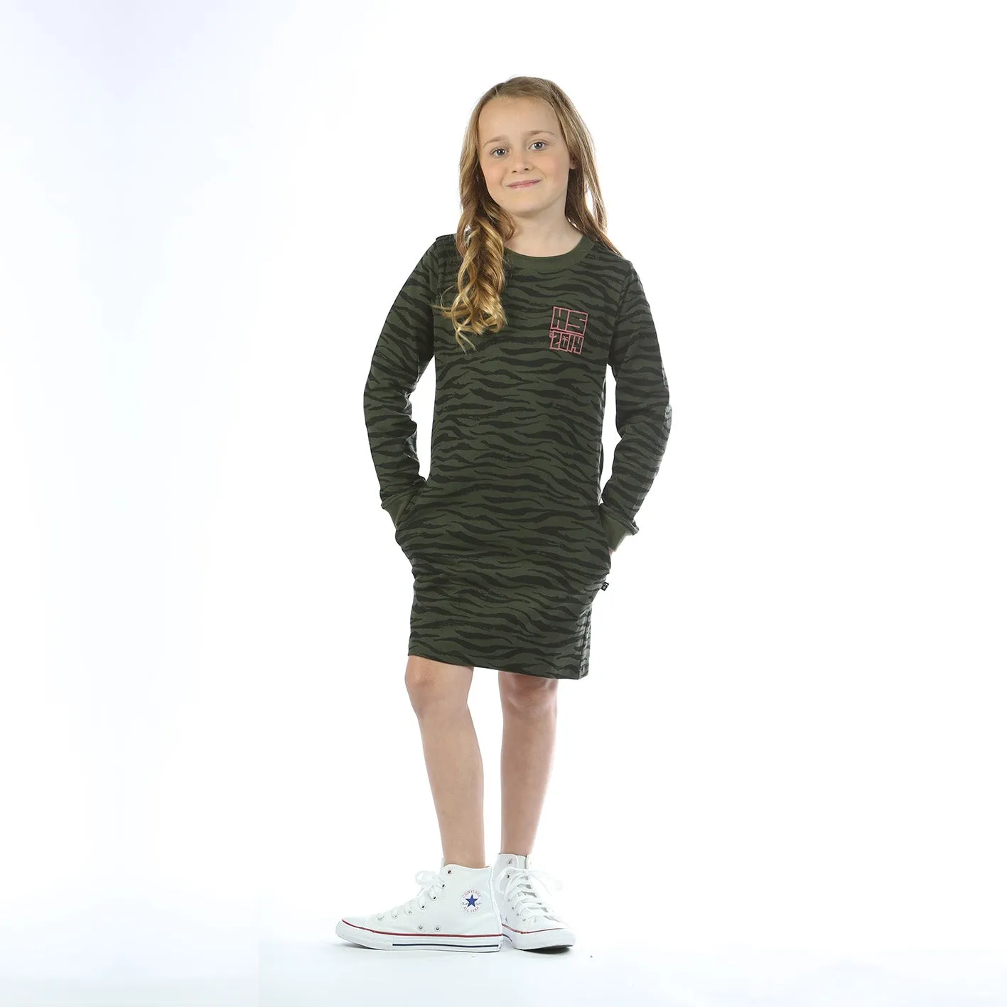 Hello Stranger Jungle LS Dress