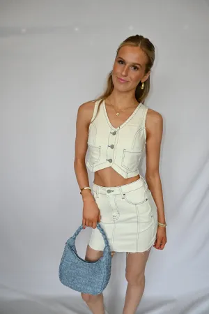HIGH RISE MICRO MINI SKIRT