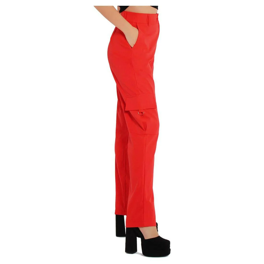 High Waist Cargo Pants