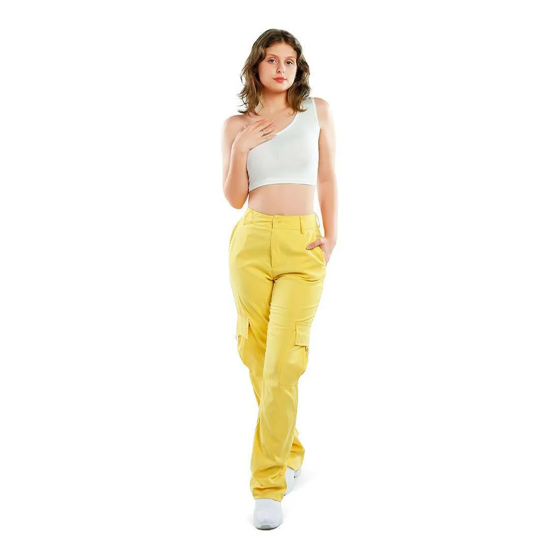 High Waist Cargo Pants