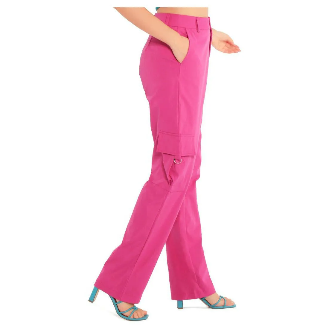 High Waist Cargo Pants