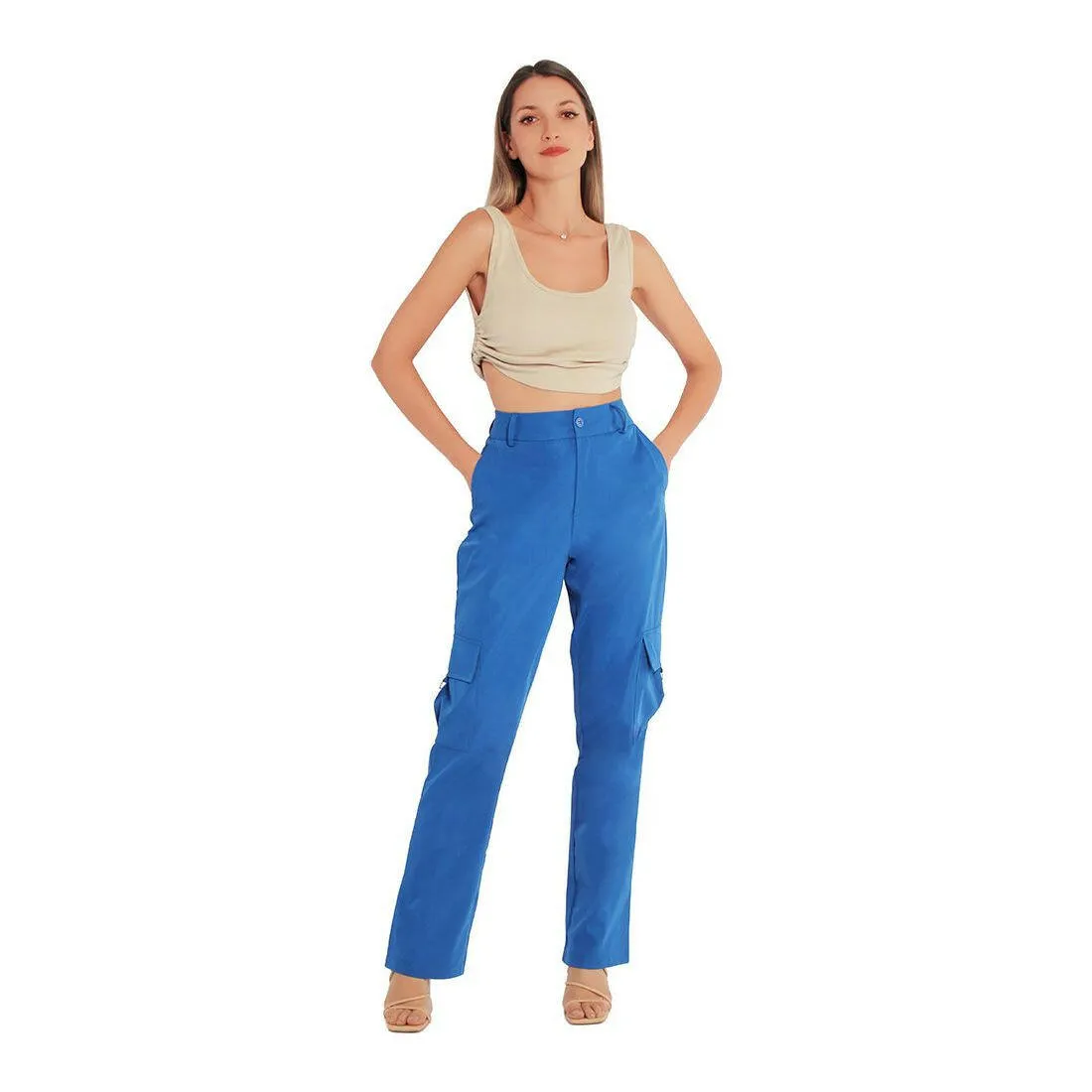 High Waist Cargo Pants