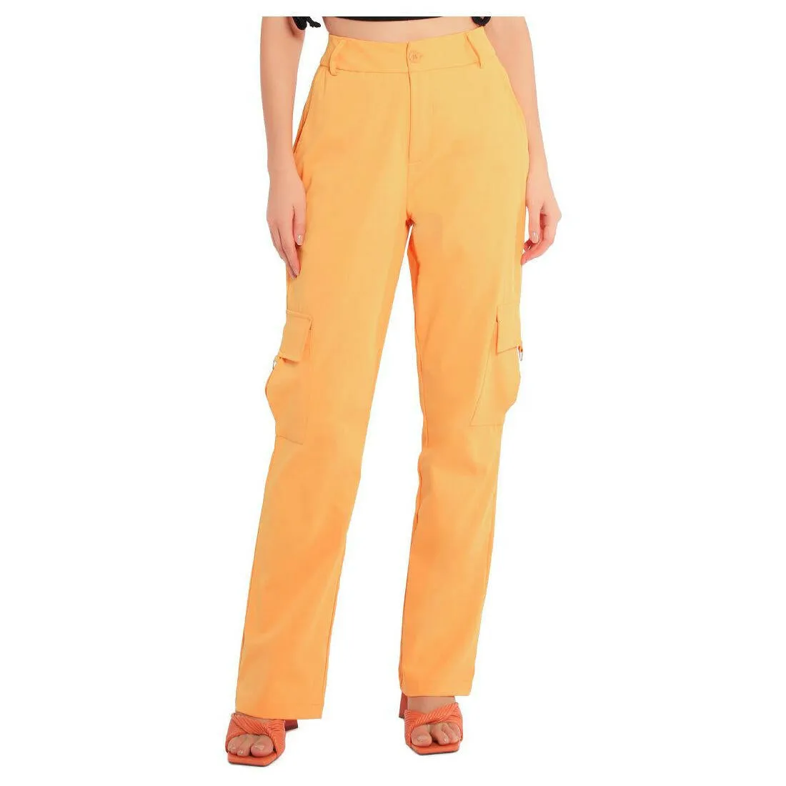 High Waist Cargo Pants