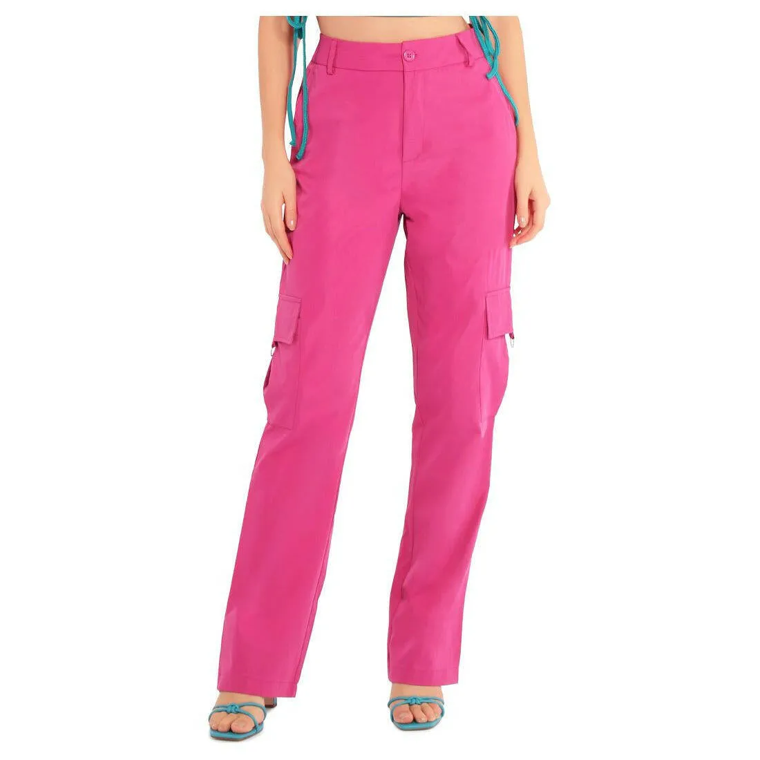 High Waist Cargo Pants