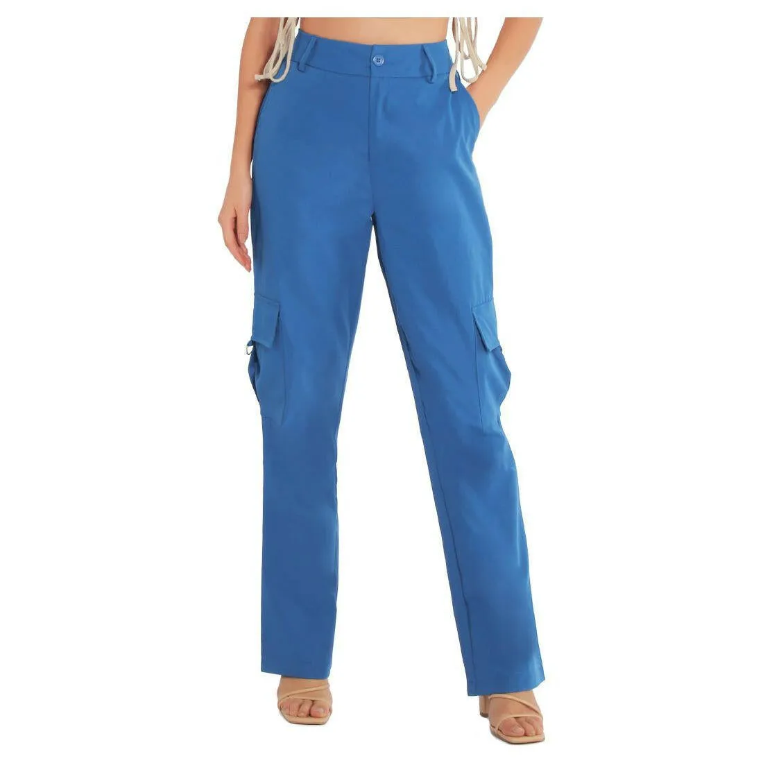 High Waist Cargo Pants