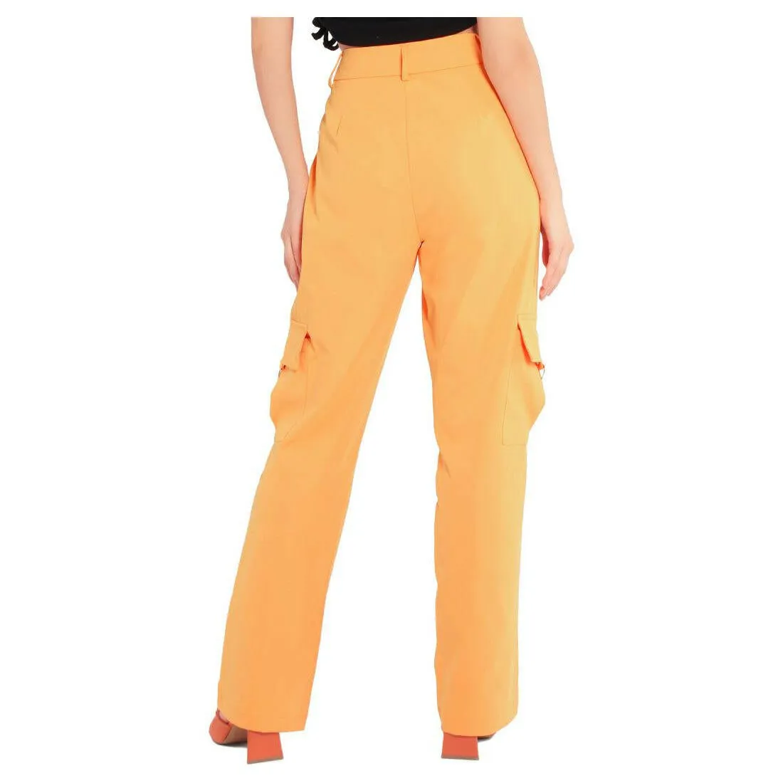 High Waist Cargo Pants