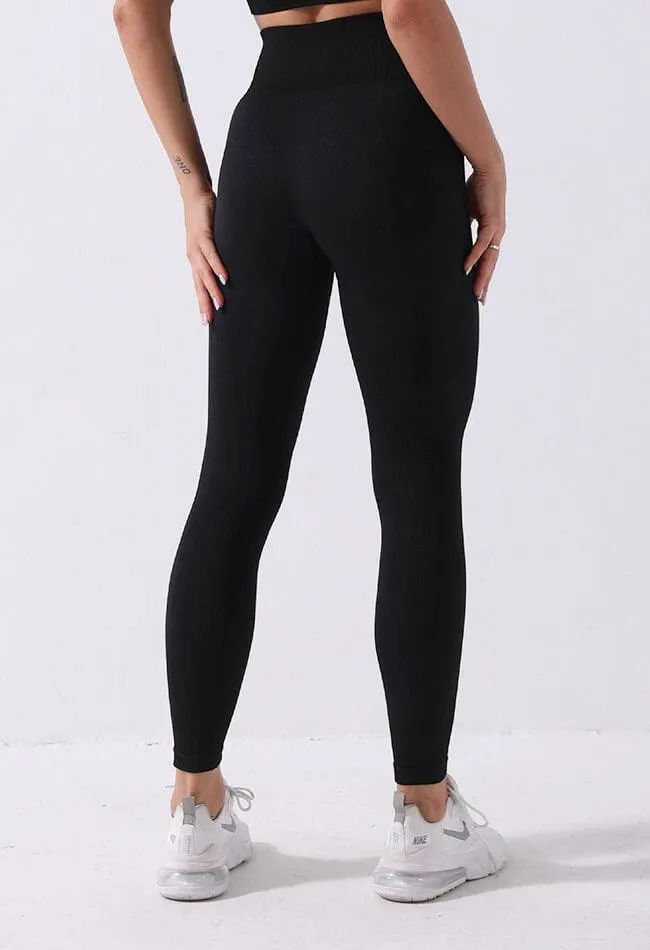 High Waist Printed Seamless Legging - Hera