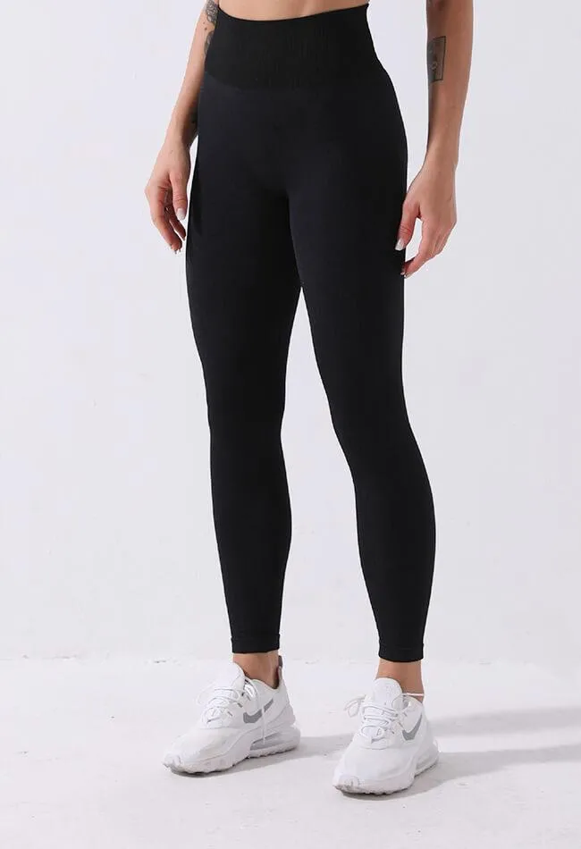 High Waist Printed Seamless Legging - Hera