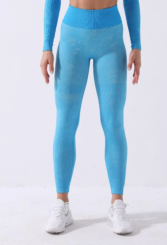 High Waist Printed Seamless Legging - Hera