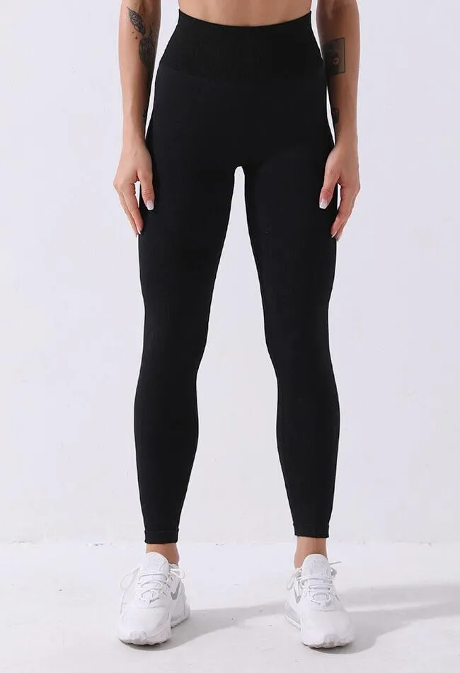 High Waist Printed Seamless Legging - Hera