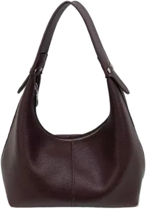 Hobo Handbags for Women Retro Vegan PU Leather Clutch Purse Tote Shoulder Bags Crescent Bag Cute Crossbody Bags