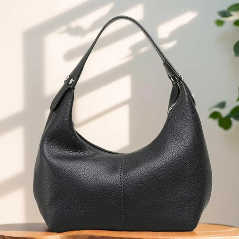 Hobo Handbags for Women Retro Vegan PU Leather Clutch Purse Tote Shoulder Bags Crescent Bag Cute Crossbody Bags