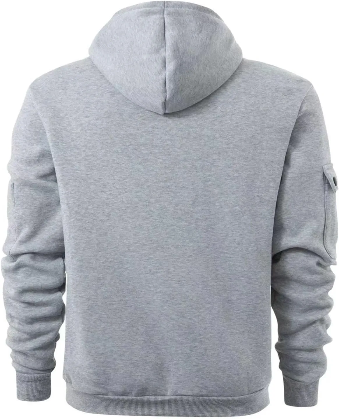 Hoodies for Men Full Zip Up Long Sleeve Sports Hooded Jacket Casual Gym Athletic Sweatshirt Coats with Zip Pockets