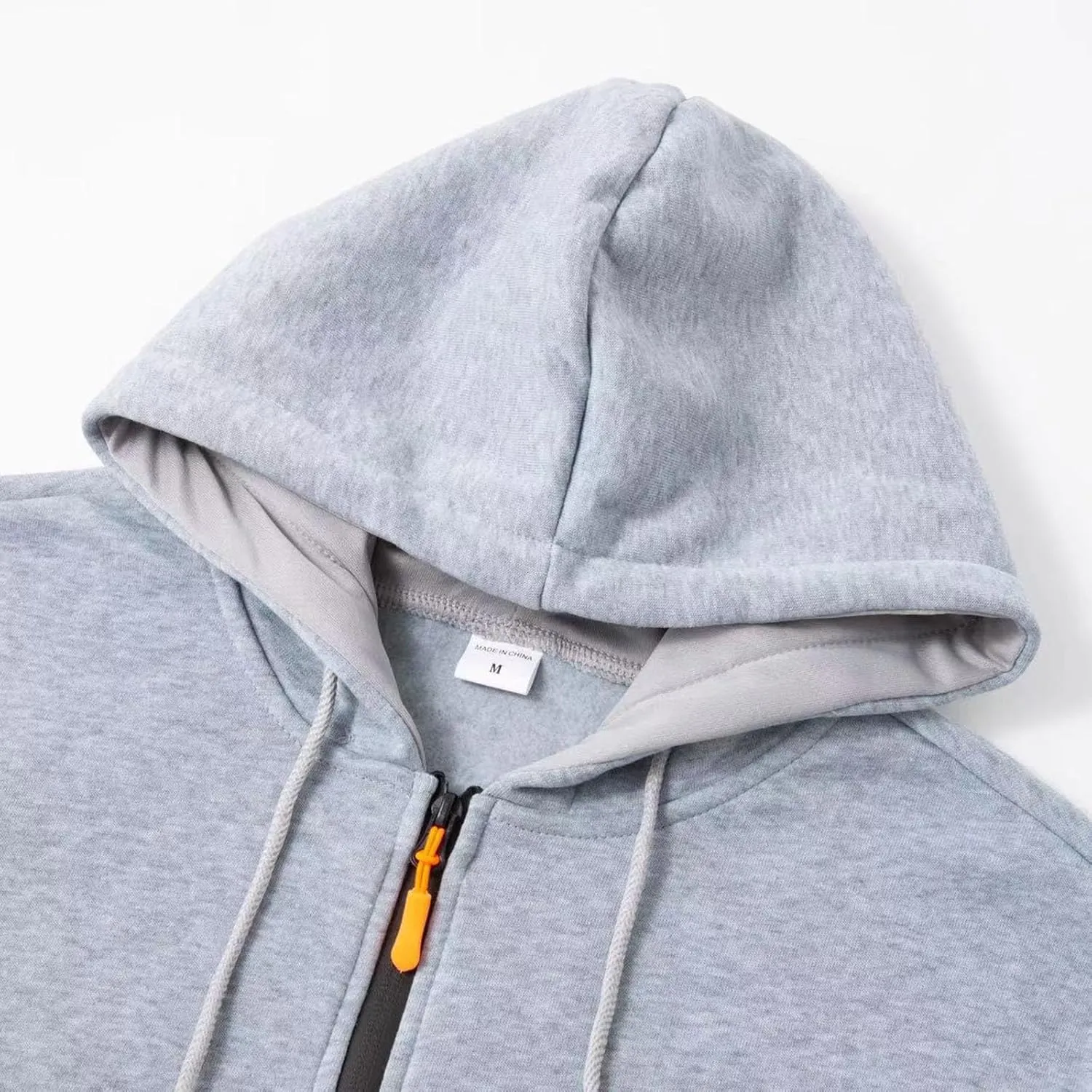 Hoodies for Men Full Zip Up Long Sleeve Sports Hooded Jacket Casual Gym Athletic Sweatshirt Coats with Zip Pockets